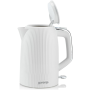 Gorenje Kettle , K17DPW , Electric , 2200 W , 1.7 L , Stainless steel , 360° rotational base , White
