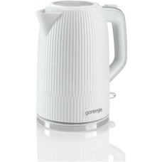 Gorenje Kettle , K17DPW , Electric , 2200 W , 1.7 L , Stainless steel , 360° rotational base , White Gorenje Kettle , K17DPW , Electric , 2200 W , 1.7 L , Stainless steel , 360° rotational base , White
