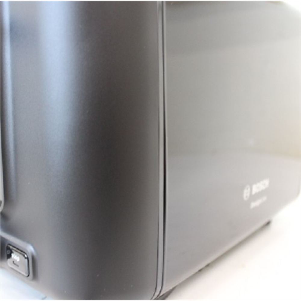 SALE OUT. , Bosch DesignLine Toaster , TAT3P423 , Power 970 W , Number of slots 2 , Housing material Stainless steel , Black , DAMAGED PACKAGING AND ITEM BODY