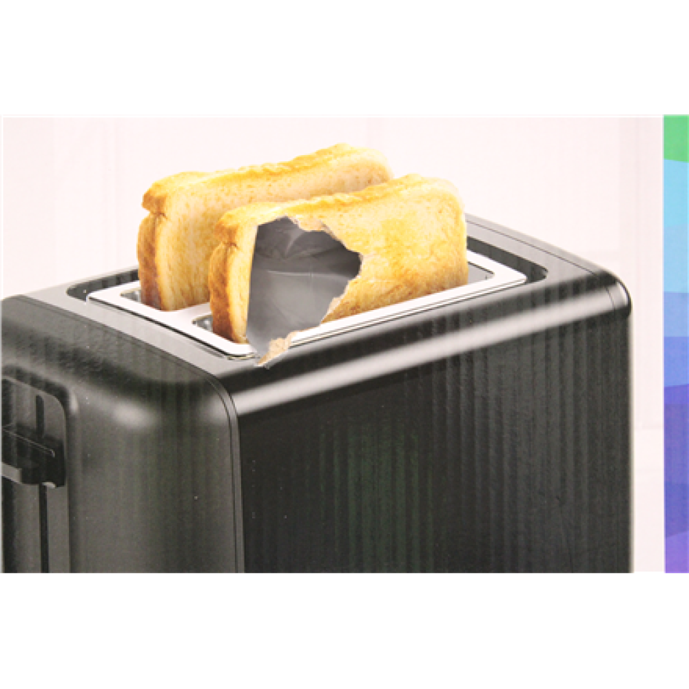 SALE OUT. , Bosch DesignLine Toaster , TAT3P423 , Power 970 W , Number of slots 2 , Housing material Stainless steel , Black , DAMAGED PACKAGING