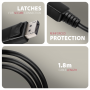 AXAGON Active cable RVD-HI20C2 , DisplayPort to HDMI , 1.8 m