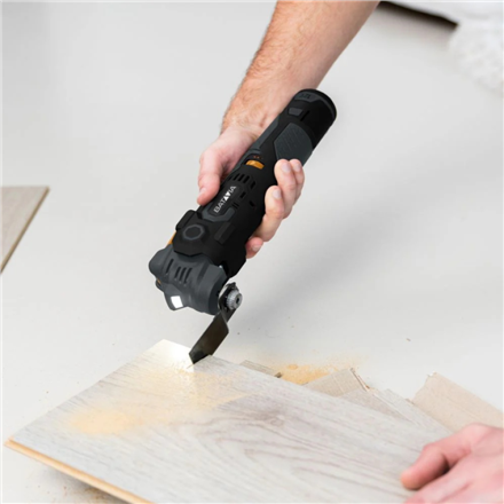 Batavia B.V. 12V Cordless Anti-Vibration Multitool - Fixxpack 2.0 Set (incl. 2.0Ah battery and USB-C charging cable)