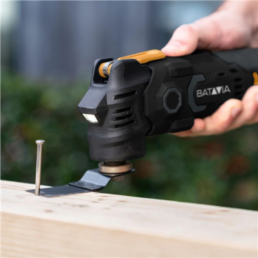 Batavia B.V. 12V Cordless Anti-Vibration Multitool - Fixxpack 2.0 Set (incl. 2.0Ah battery and USB-C charging cable)