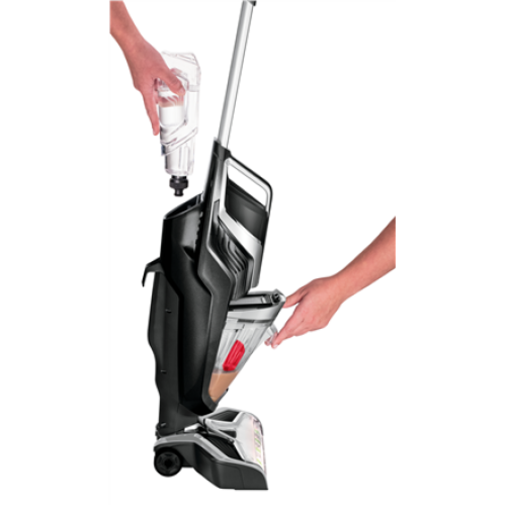 Bissell Vacuum Cleaner Crosswave Professional Wet & Dry Multi-Surface Cordless operating, Handstick, Washing function, Black/Silver, Warranty 24 month(s)
