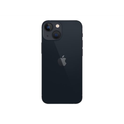 Apple iPhone 13 mini Midnight 5.4 Super Retina XDR OLED Apple A15 Bionic Internal RAM 4 GB 256 GB Single SIM Nano-SIM 3G 4G 5G Main camera 12+12 MP Secondary camera 12 MP iOS 15 2438 mAh