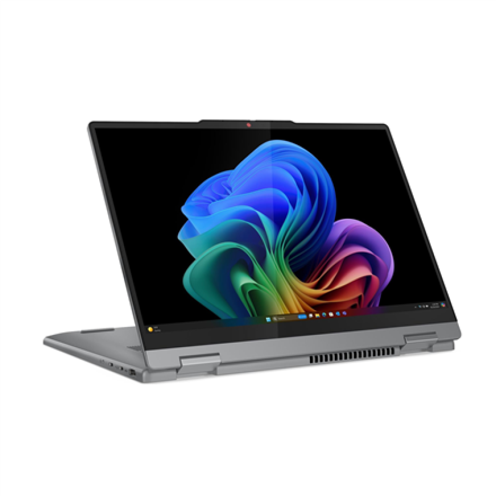 Lenovo IdeaPad 5 2-in-1 14Q8X9 , Luna Grey , 14 , OLED , Touchscreen , WUXGA , 1920 x 1200 pixels , Glossy , Snapdragon X , X1-26-100 , 16 GB , Soldered LPDDR5x , Solid-state drive capacity 512 GB , Qualcomm Adreno GPU , Windows 11 Home , 802.11be , Bluet