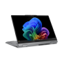 Lenovo IdeaPad 5 2-in-1 14Q8X9 , Luna Grey , 14 , OLED , Touchscreen , WUXGA , 1920 x 1200 pixels , Glossy , Snapdragon X , X1-26-100 , 16 GB , Soldered LPDDR5x , Solid-state drive capacity 512 GB , Qualcomm Adreno GPU , Windows 11 Home , 802.11be , Bluet