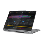 Lenovo IdeaPad 5 2-in-1 14Q8X9 , Luna Grey , 14 , OLED , Touchscreen , WUXGA , 1920 x 1200 pixels , Glossy , Snapdragon X , X1-26-100 , 16 GB , Soldered LPDDR5x , Solid-state drive capacity 512 GB , Qualcomm Adreno GPU , Windows 11 Home , 802.11be , Bluet