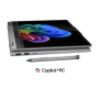 Lenovo IdeaPad 5 2-in-1 14Q8X9 , Luna Grey , 14 , OLED , Touchscreen , WUXGA , 1920 x 1200 pixels , Glossy , Snapdragon X , X1-26-100 , 16 GB , Soldered LPDDR5x , Solid-state drive capacity 512 GB , Qualcomm Adreno GPU , Windows 11 Home , 802.11be , Bluet