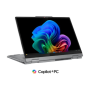 Lenovo IdeaPad 5 2-in-1 14Q8X9 , Luna Grey , 14 , OLED , Touchscreen , WUXGA , 1920 x 1200 pixels , Glossy , Snapdragon X , X1-26-100 , 16 GB , Soldered LPDDR5x , Solid-state drive capacity 512 GB , Qualcomm Adreno GPU , Windows 11 Home , 802.11be , Bluet