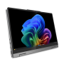 Lenovo IdeaPad 5 2-in-1 14Q8X9 , Luna Grey , 14 , OLED , Touchscreen , WUXGA , 1920 x 1200 pixels , Glossy , Snapdragon X , X1-26-100 , 16 GB , Soldered LPDDR5x , Solid-state drive capacity 512 GB , Qualcomm Adreno GPU , Windows 11 Home , 802.11be , Bluet