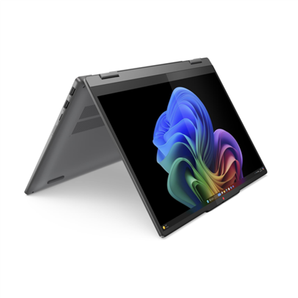 Lenovo IdeaPad 5 2-in-1 14Q8X9 , Luna Grey , 14 , OLED , Touchscreen , WUXGA , 1920 x 1200 pixels , Glossy , Snapdragon X , X1-26-100 , 16 GB , Soldered LPDDR5x , Solid-state drive capacity 512 GB , Qualcomm Adreno GPU , Windows 11 Home , 802.11be , Bluet