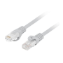 Lanberg , Patchcord Cat.6 UTP LSZH CU Fluke Passed , PCU6-10CU-0025-S , 0.25 m , Grey