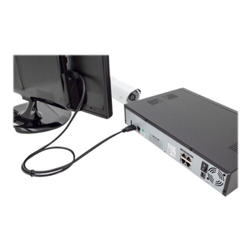 Digitus High Speed HDMI Cable with Ethernet Black HDMI to HDMI 2 m