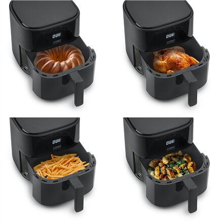 Caso Designer Air Fryer , AirFry 6.0 , Power 1700 W , Capacity 6 L , Black