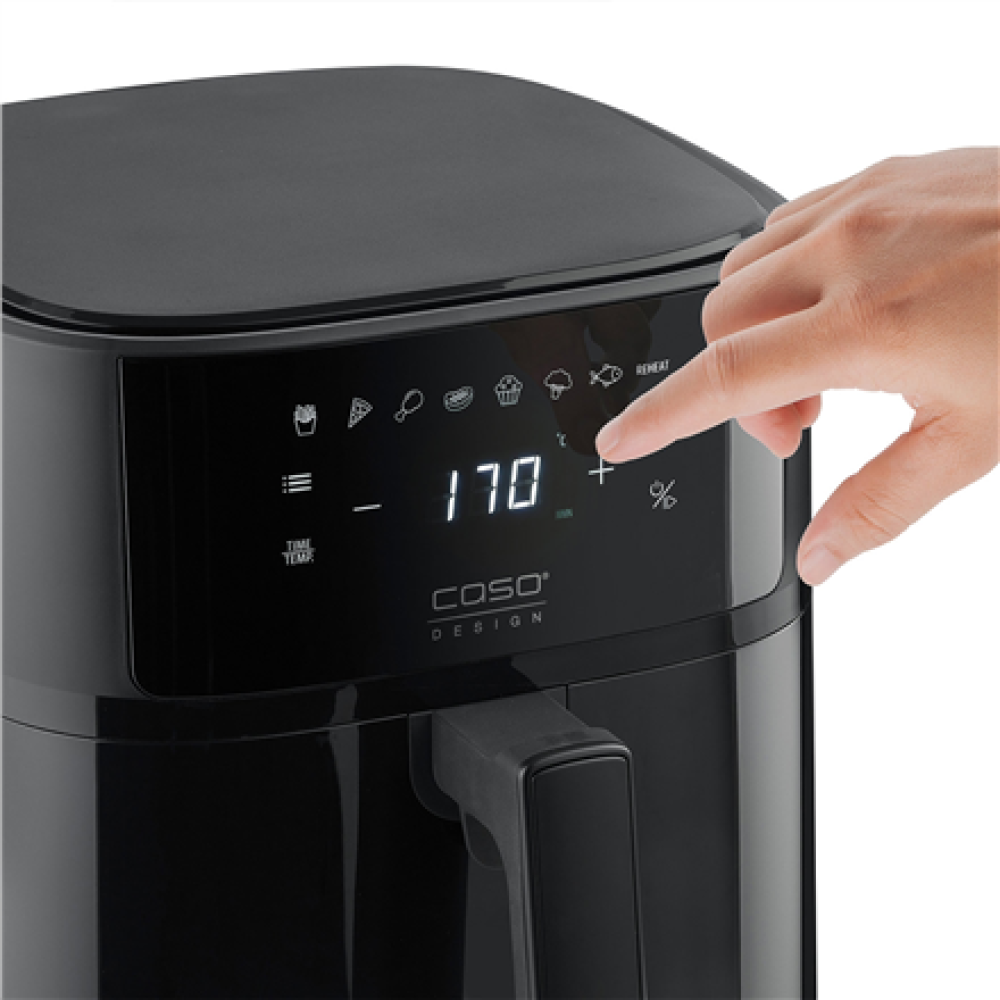 Caso Designer Air Fryer , AirFry 6.0 , Power 1700 W , Capacity 6 L , Black