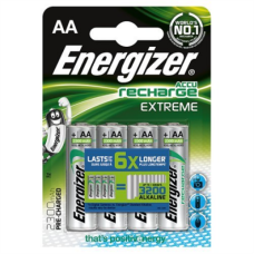 Energizer , AA/HR6 , 2300 mAh , Rechargeable Accu Extreme Ni-MH , 4 pc(s)