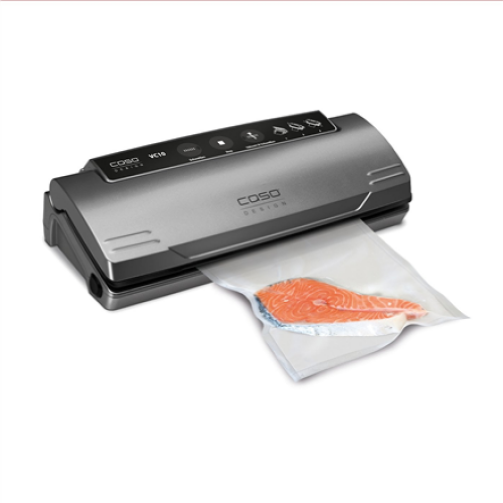 Caso , Vacuum sealer , VC 10 Winner Set , Power 110 W , Temperature control , Black/Silver