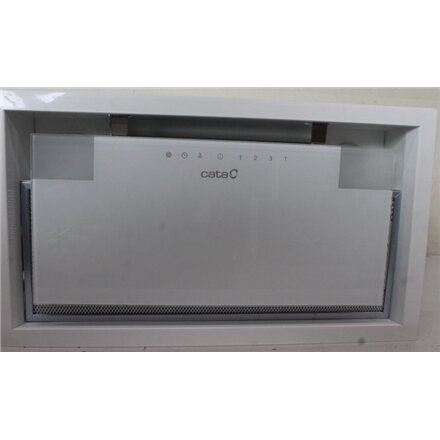 SALE OUT. CATA , Hood , GC DUAL A 45 XGWH , Canopy , Energy efficiency class A , Width 45 cm , 820 m³/h , Touch control , LED , White glass , DENT ON FRAME CORNER, MISSING 1UNIT COOKER HOOD BRACKET