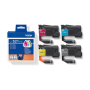 Brother LC521VAL Inkjet Cartridge Value Pack C/M/Y/K , Brother