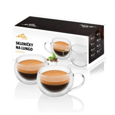 ETA , Lungo cups , ETA518091010 , For coffee , 2 pc(s) , Dishwasher proof , Glass ETA , Lungo cups , ETA518091010 , For coffee , 2 pc(s) , Dishwasher proof , Glass