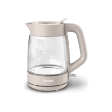 TEFAL Kettle , KO2G0BE0 , 2000 W , Electric , 1.7 L , Glass , 360° rotational base , Grey/Transparent TEFAL Kettle , KO2G0BE0 , 2000 W , Electric , 1.7 L , Glass , 360° rotational base , Grey/Transparent