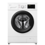 LG , Washing machine , F2J3WSBWE , Energy efficiency class E , Front loading , Washing capacity 6.5 kg , 1200 RPM , Depth 44 cm , Width 60 cm , LED , Steam function , Direct drive , White
