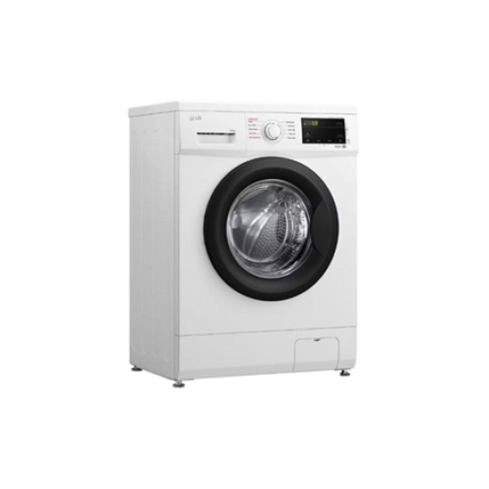 LG , Washing machine , F2J3WSBWE , Energy efficiency class E , Front loading , Washing capacity 6.5 kg , 1200 RPM , Depth 44 cm , Width 60 cm , LED , Steam function , Direct drive , White