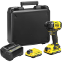 Stanley , 18V V20 Brushless 3-Speed Impact Driver - 2.0Ah Kit , SFMCF820D2K-QW , 18 V , 2.0 Ah , Lithium Ion