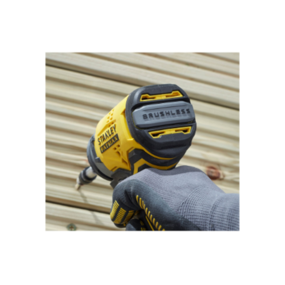 Stanley , 18V V20 Brushless 3-Speed Impact Driver - 2.0Ah Kit , SFMCF820D2K-QW , 18 V , 2.0 Ah , Lithium Ion