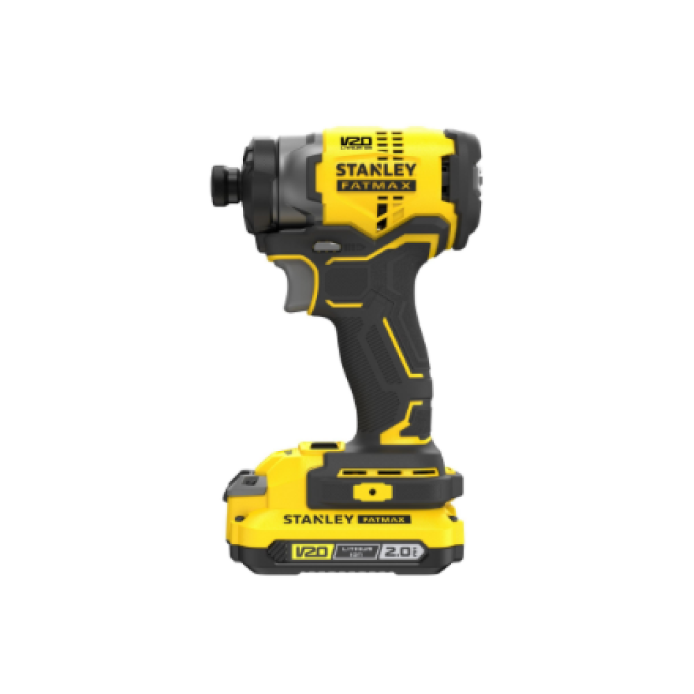 Stanley , 18V V20 Brushless 3-Speed Impact Driver - 2.0Ah Kit , SFMCF820D2K-QW , 18 V , 2.0 Ah , Lithium Ion