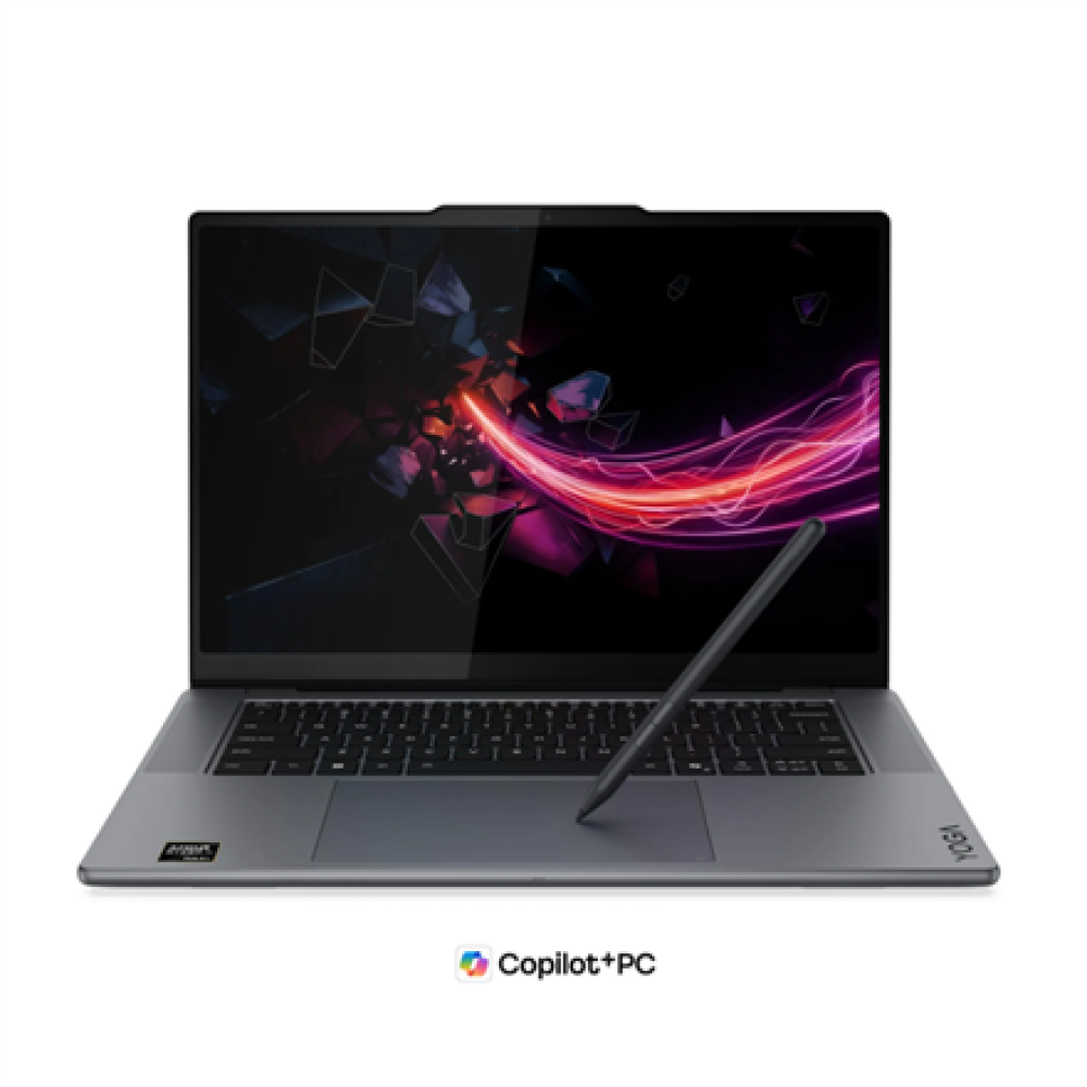 Lenovo Yoga Pro 7 15ASH11 AMD , Thunder Grey , 15.3 , OLED , Touchscreen , 2.5K WQXGA , 2560 x 1600 pixels , AMD Ryzen AI Max+ , 388 , 64 GB , Soldered LPDDR5X , Solid-state drive capacity 1000 GB , AMD Radeon 8060S Graphics , Windows 11 Pro , 802.11be , 