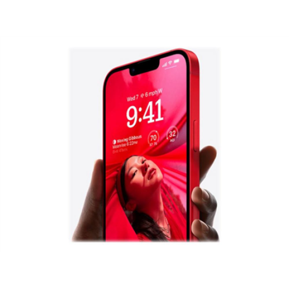 Apple , iPhone 14 , (PRODUCT)RED , 6.1 , Super Retina XDR , 2532 x 1170 pixels , Apple , A15 Bionic , Internal RAM 4 GB , 256 GB , Dual SIM , Nano-SIM , 3G , 4G , 5G , Main camera 12+12 MP , Secondary camera 12 MP , iOS , 16 , 3279 mAh