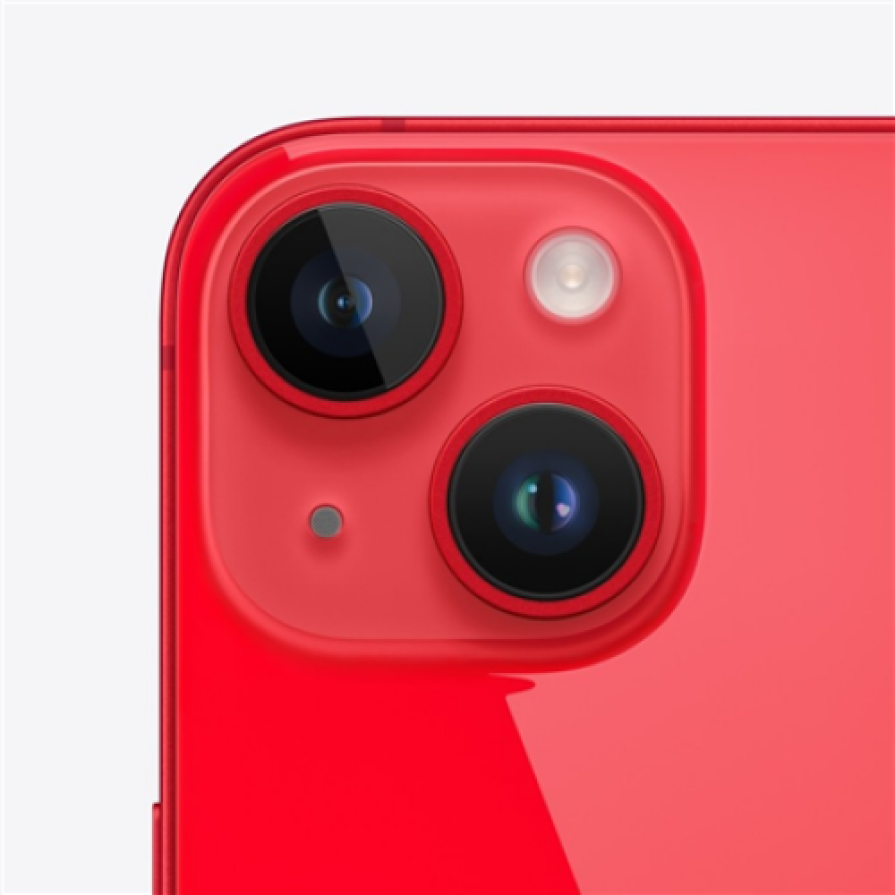 Apple , iPhone 14 , (PRODUCT)RED , 6.1 , Super Retina XDR , 2532 x 1170 pixels , Apple , A15 Bionic , Internal RAM 4 GB , 256 GB , Dual SIM , Nano-SIM , 3G , 4G , 5G , Main camera 12+12 MP , Secondary camera 12 MP , iOS , 16 , 3279 mAh