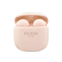 Guess Bluetooth headphones GUTWST26PSP TWS + docking station pink/pink Classic EST Logo , GUESS