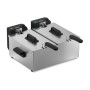 Tristar Double deep fryer , FR-9342 , Power 3600 W , Capacity 6 L , Silver
