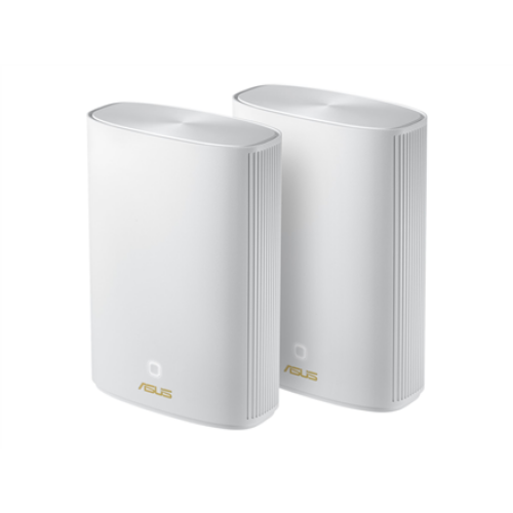 ZenWiFi AX Hybrid (XP4) (2pk White) , 802.11ax , 574+1201 Mbit/s , Ethernet LAN (RJ-45) ports 2 , Mesh Support Yes , MU-MiMO Yes , 1 x USB 3.0