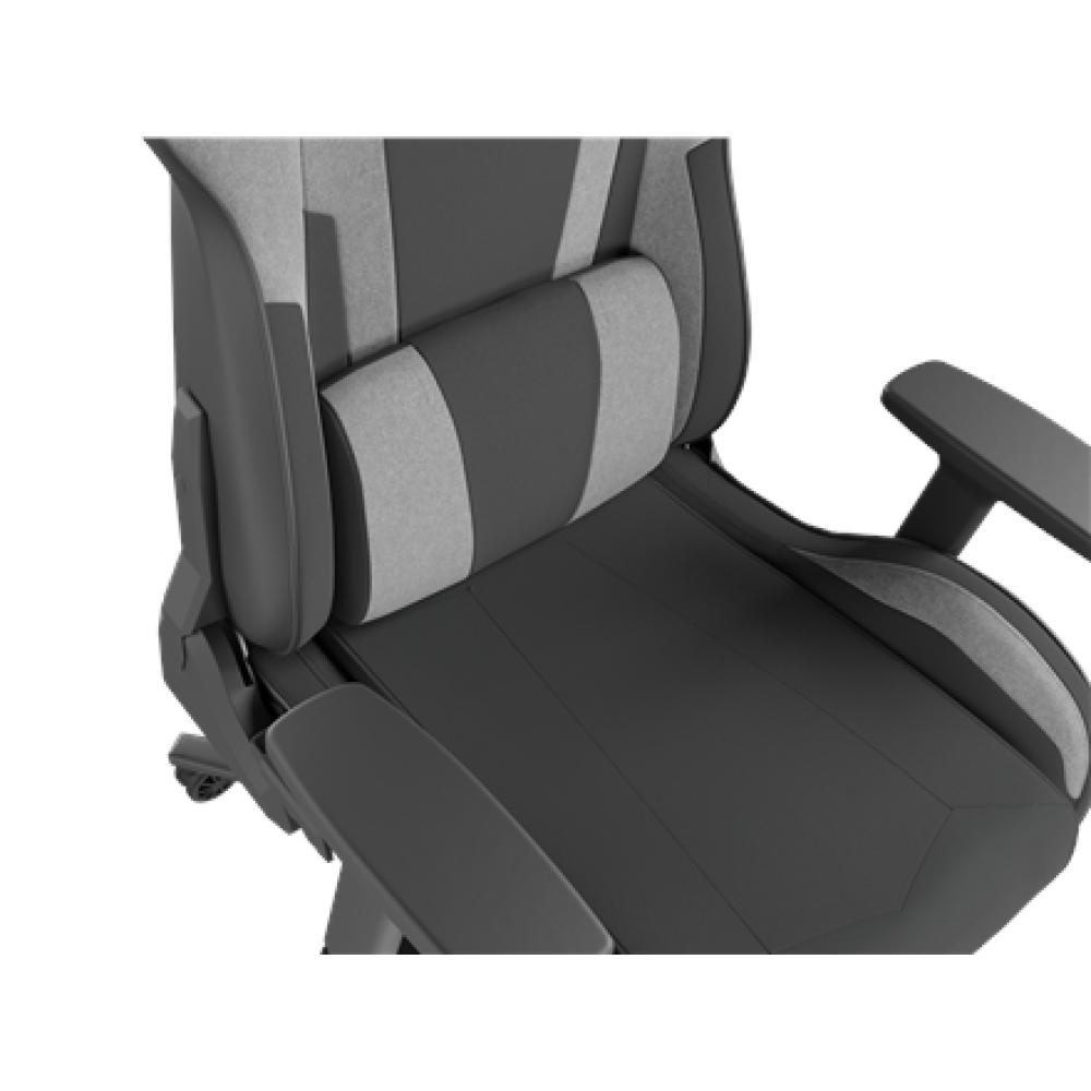 NFG-2096 Genesis Eco leather, Fabric, Metal, Nylon with CareGlide coating , Gaming Chair , Nitro 720 , Black/Gray