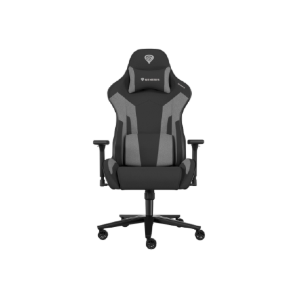 Genesis Eco leather, Fabric, Metal, Nylon with CareGlide coating , Gaming Chair , Nitro 720 , Black/Gray