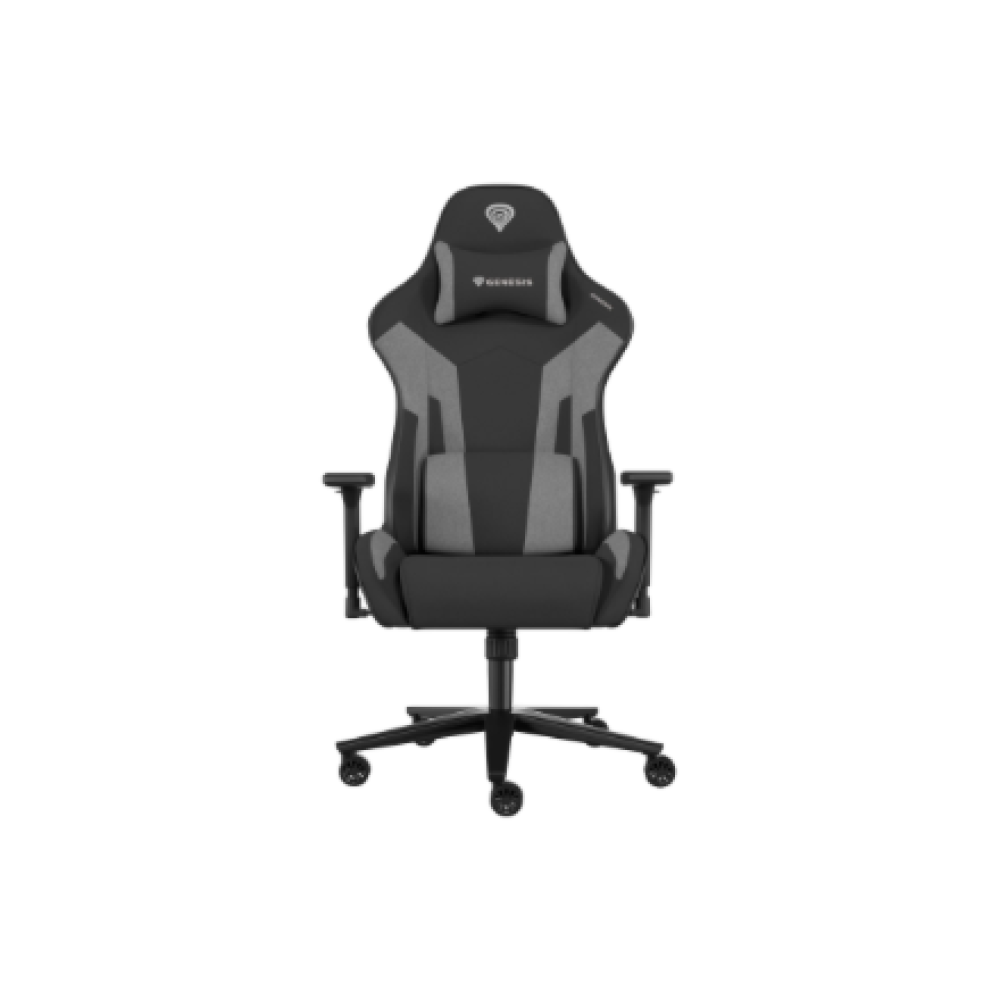 Genesis Eco leather, Fabric, Metal, Nylon with CareGlide coating , Gaming Chair , Nitro 720 , Black/Gray