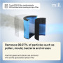 Mill , Silent Pro Air Purifier , APSILENT , Suitable for rooms up to 115 m² , 68.3 m³ , White/Black