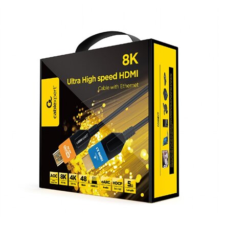 Cablexpert Active Optical (AOC) Ultra High speed HDMI cable with Ethernet AOC Series, 5 m , CC-HDMI8K-AOC-5M