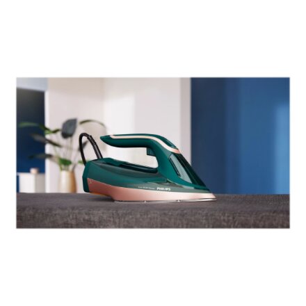 Philips , DST8030/70 Azur , Steam Iron , 3000 W , Water tank capacity 350 ml , Continuous steam 70 g/min , Green