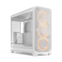Fractal Design Meshify 3 XL , White RGB TG Clear Tint , Mid-Tower , Power supply included No , ATX