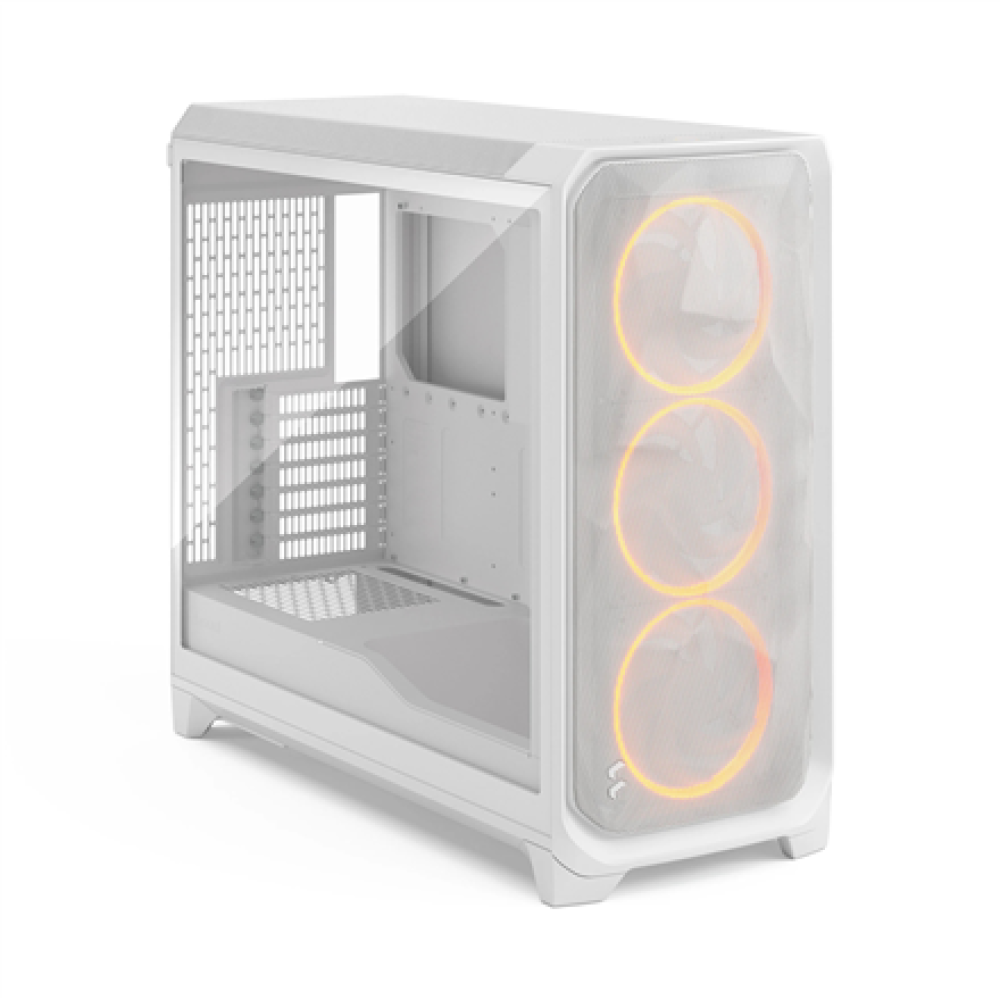Fractal Design Meshify 3 XL , White RGB TG Clear Tint , Mid-Tower , Power supply included No , ATX