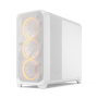 Fractal Design Meshify 3 XL , White RGB TG Clear Tint , Mid-Tower , Power supply included No , ATX