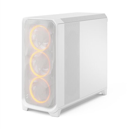 Fractal Design Meshify 3 XL , White RGB TG Clear Tint , Mid-Tower , ATX