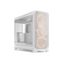 Fractal Design Meshify 3 XL , White RGB TG Clear Tint , Mid-Tower , ATX