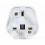 Cablexpert AC power adapter, EU Schuko socket to UK plug, 13 A , A-AC-EUFUKM-01 , Power adapter