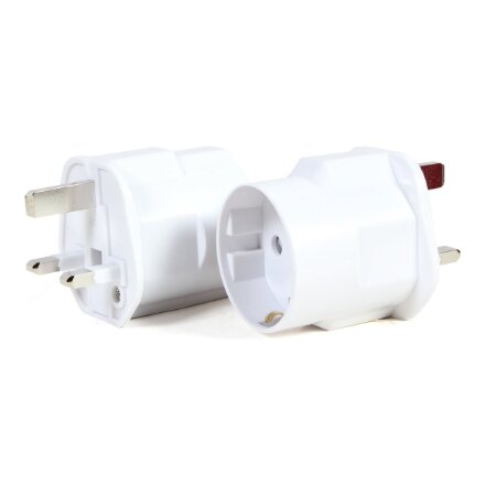 Cablexpert AC power adapter, EU Schuko socket to UK plug, 13 A , A-AC-EUFUKM-01 , Power adapter